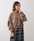 ・ELENCARE DUE スエードポンチプルオーバー