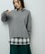 ・ELENCARE DUE 2wayチェックビックシャツ