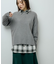 ・ELENCARE DUE 2wayチェックビックシャツ