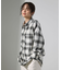 ・ELENCARE DUE 2wayチェックビックシャツ