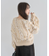 ・ELENCARE DUE フリンジジャカードニット