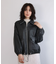 ・ELENCARE DUE フェイクレザーブルゾン