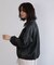 ・ELENCARE DUE フェイクレザーブルゾン