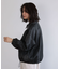 ・ELENCARE DUE フェイクレザーブルゾン