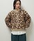 ・furry rate レオパードジャカードニット