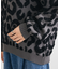 ・furry rate レオパードジャカードニット