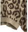・furry rate レオパードジャカードニット