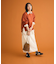 楽ちんシャギーIラインスカート