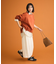 楽ちんシャギーIラインスカート