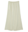 すっきり見えシルエットサテンナロースカート