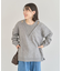 フェイクレイヤードVネックニットプルオーバー