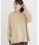 フェイクレイヤードVネックニットプルオーバー