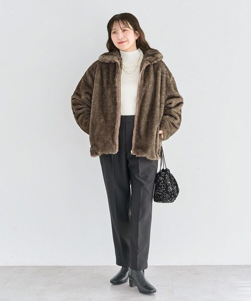 ミンクライクファーブルゾン｜グリーンパークスの通販｜&mall（アンド