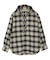 ネルチェックフードシャツ