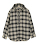 ネルチェックフードシャツ