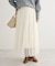 チュールプリーツティアードスカート