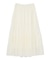 チュールプリーツティアードスカート