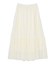チュールプリーツティアードスカート