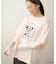 ミッキー&フレンズ/レイヤードプリントロングTシャツ