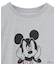 ミッキー&フレンズ/レイヤードプリントロングTシャツ