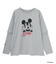 ミッキー&フレンズ/レイヤードプリントロングTシャツ