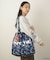 ミッキー&フレンズ/花柄デニムトートバッグ