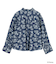 ミッキー&フレンズ/花柄デニムシャツ