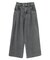 デニムタックワイドパンツ