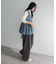デニムペプラムジレ