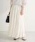 ラウンド切替インドコットンレーススカート