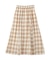 【しゃれシャツ】イージーケアチェックボリュームスカート