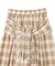 【しゃれシャツ】イージーケアチェックボリュームスカート