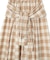 【しゃれシャツ】イージーケアチェックボリュームスカート