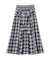 【しゃれシャツ】イージーケアチェックボリュームスカート