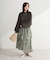 花柄イレヘムボリュームスカート