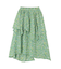 花柄イレヘムボリュームスカート