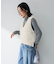 ラメ入り毛足ニットベスト