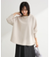 袖スリットカットプルオーバー