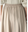 プリーツサテンフレアスカート