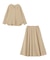 SET2点スキッパーブラウス+プリーツスカート