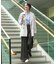 きれシルストレートワイドパンツ