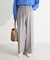 きれシルストレートワイドパンツ