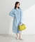 シアーデニムシャツワンピース