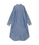 シアーデニムシャツワンピース