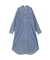 シアーデニムシャツワンピース