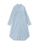 シアーデニムシャツワンピース