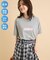 【適ON】箔プリントロゴTシャツ