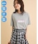 【適ON】箔プリントロゴTシャツ