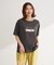 【適ON】箔プリントロゴTシャツ