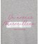 【適ON】箔プリントロゴTシャツ